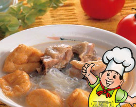 油豆腐嫩鸡煲的做法