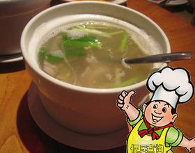 苦瓜肉丝汤的做法