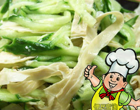 黄瓜拌豆腐丝