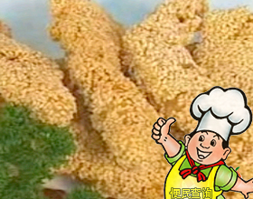 芝麻素鱼条的做法