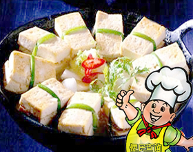 豆腐炒菠菜的做法