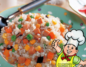家常炒饭的做法