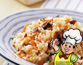 肉末胡萝卜炒饭的做法