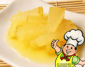 橙汁瓜脯的做法