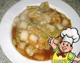 醋溜白菜(二)的做法