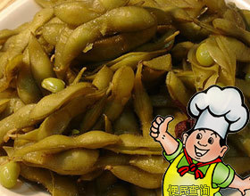 盐煮毛豆的做法