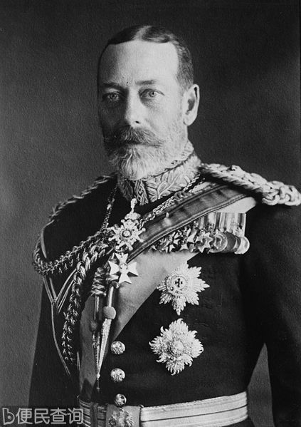 英国国王乔治五世加冕